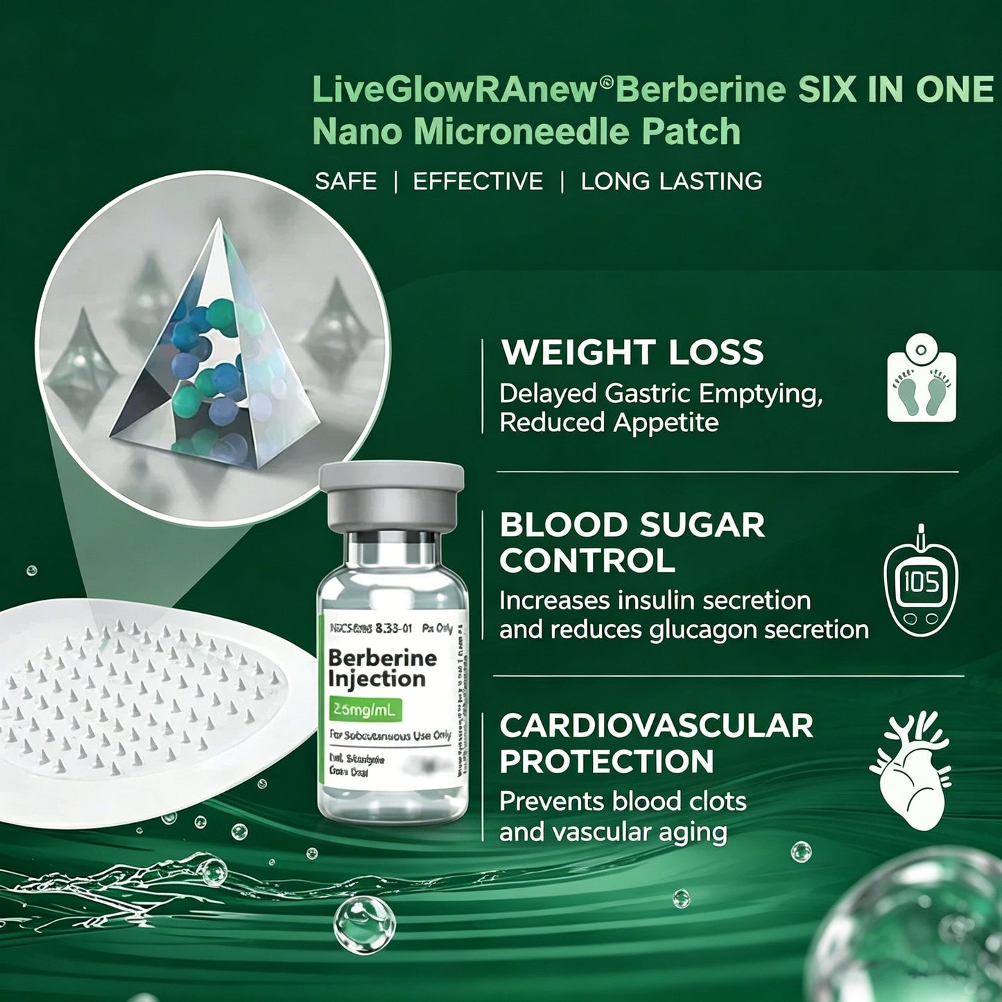 New 2026 Upgrade:LiveGlowRAnew® 6-in-1 Nano Microneedle Patch