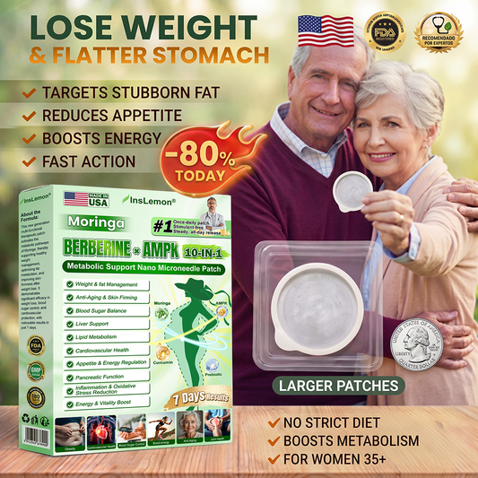 𝐈𝐧𝐬𝐋𝐞𝐦𝐨𝐧® 𝐌𝐨𝐫𝐢𝐧𝐠𝐚 × 𝐁𝐞𝐫𝐛𝐞𝐫𝐢𝐧𝐞 × 𝐀𝐌𝐏𝐊 𝟏𝟎-𝐢𝐧-𝟏 𝐌𝐞𝐭𝐚𝐛𝐨𝐥𝐢𝐜 𝐒𝐮𝐩𝐩𝐨𝐫𝐭 𝐍𝐚𝐧𝐨 𝐌𝐢𝐜𝐫𝐨𝐧𝐞𝐞𝐝𝐥𝐞 𝐏𝐚𝐭𝐜𝐡 — 𝐎𝐧𝐜𝐞 𝐃𝐚𝐢𝐥𝐲, 𝐕𝐢𝐬𝐢𝐛𝐥𝐞 𝐑𝐞𝐬𝐮𝐥𝐭𝐬 𝐢𝐧 𝟕 𝐃𝐚𝐲𝐬 🧑‍⚕️🌿(𝐒𝐮𝐩𝐩𝐨𝐫𝐭𝐬 𝐖𝐞𝐢𝐠𝐡𝐭 𝐌𝐚𝐧𝐚𝐠𝐞𝐦𝐞𝐧𝐭, 𝐒𝐤𝐢𝐧 𝐅𝐢𝐫𝐦𝐧𝐞𝐬𝐬, 𝐁𝐥𝐨𝐨𝐝 𝐒𝐮𝐠𝐚𝐫 𝐁𝐚𝐥𝐚𝐧𝐜𝐞, 𝐒𝐥𝐞𝐞𝐩 𝐐𝐮𝐚𝐥𝐢𝐭𝐲, 𝐉𝐨𝐢𝐧𝐭 𝐂𝐨𝐦𝐟𝐨𝐫𝐭 & 𝐌𝐨𝐫𝐞)🇺🇸